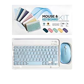 Bluetooth-compatible Wireless Keyboard and Mouse Rechargeable For Android Ios Windows Tablet Mini Keyboard Kit
